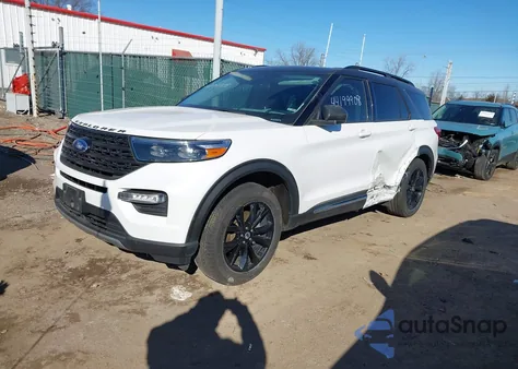 2020 Ford Explorer Xlt z USA, uszkodzony, nr VIN 1FMSK8DH1LGC43938